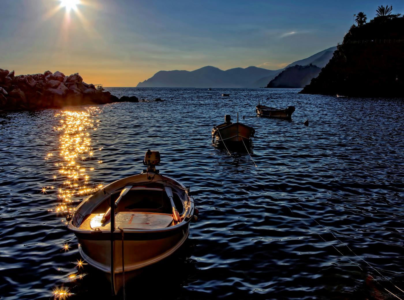 Boat excursion in Cinque Terre