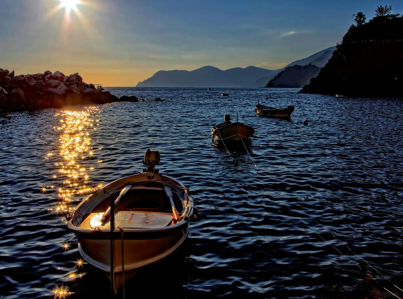 Boat excursion in Cinque Terre