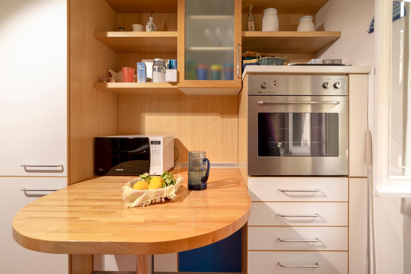 Kitchen counter and appliances