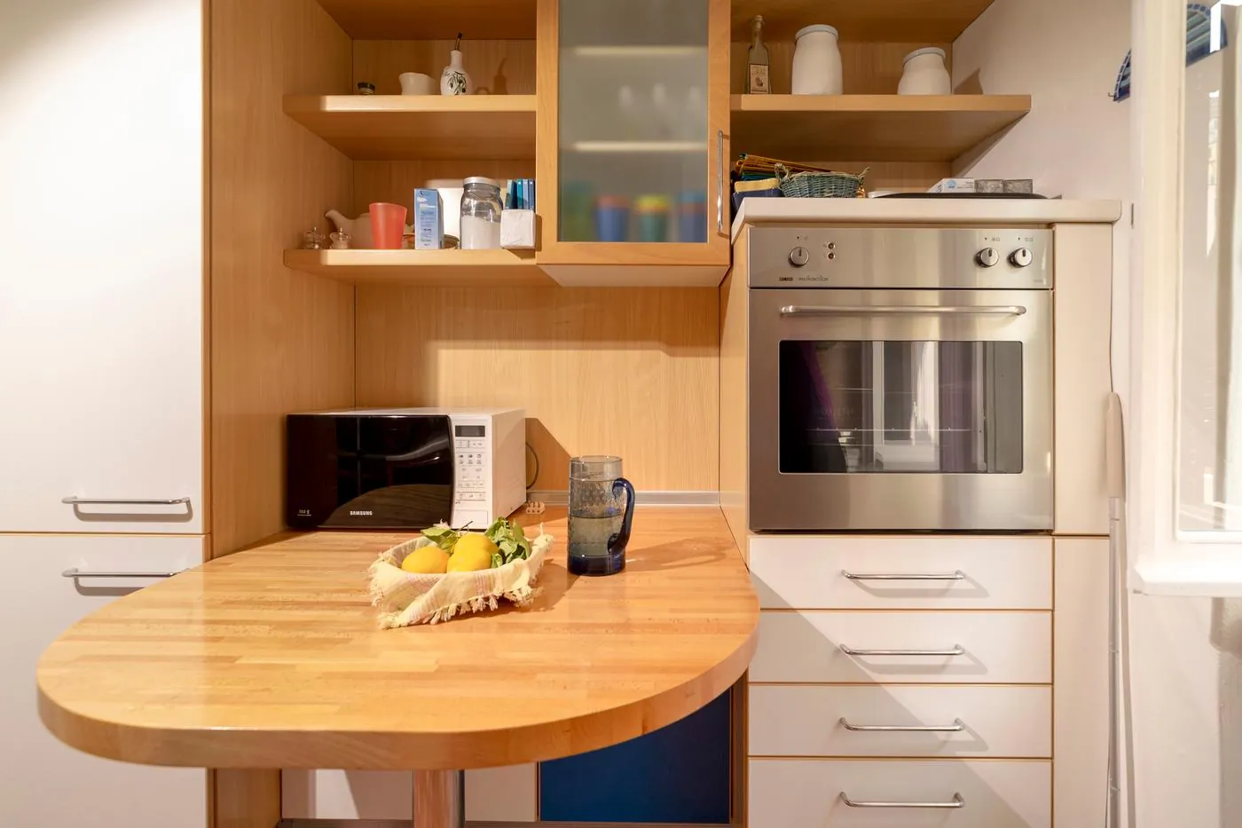 Kitchen counter and appliances