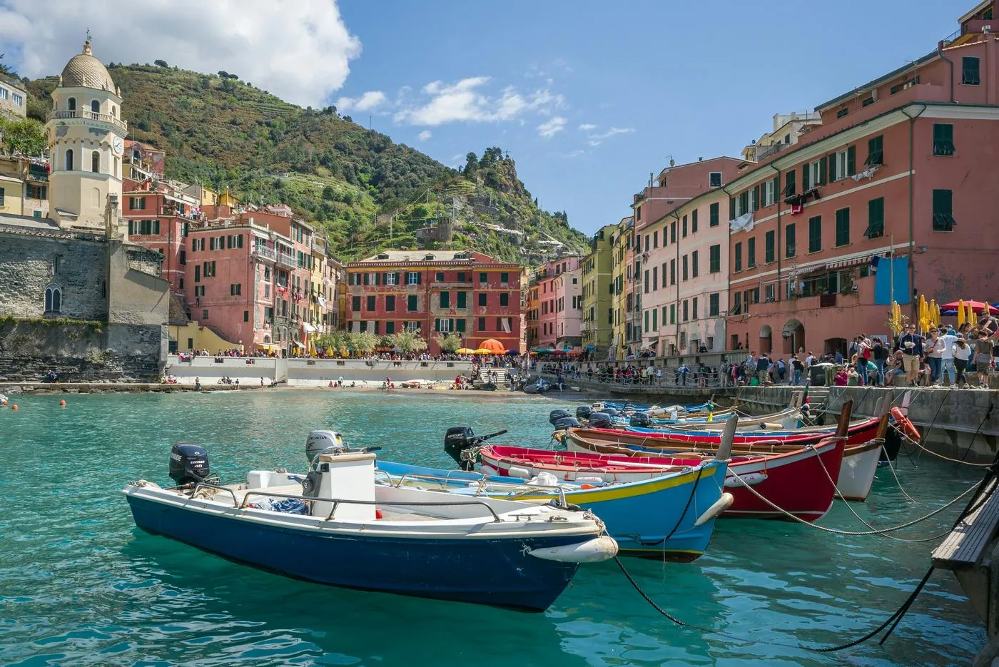 Vernazza from the hiking trail